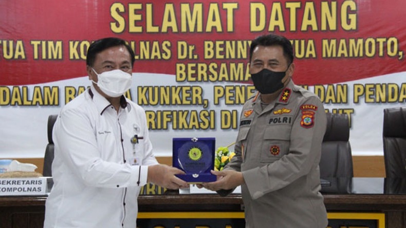 Polda Sulut Terima Kunjungan Kerja Kompolnas