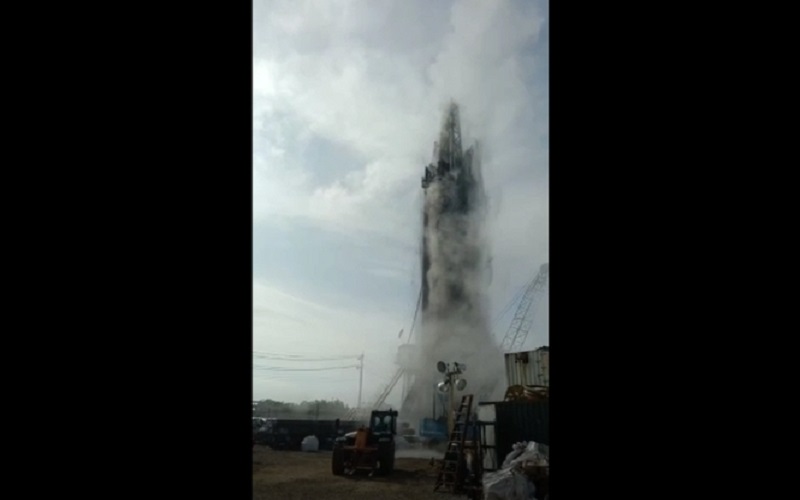 Viral Diduga Sumur Bor Bocor Semburkan Lumpur dan Gas, Warga di Madina Keracunan Massal