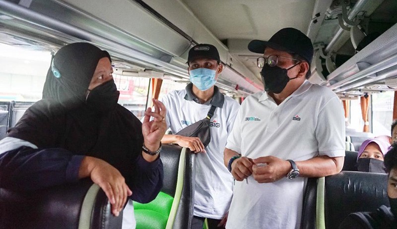 Mudik Aman Mudik Sehat bersama BUMN 2022, SIG Berangkatkan 990 Pemudik ke Jateng-Jatim - Bagian 2