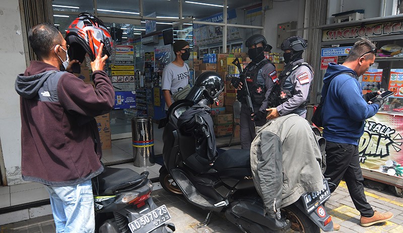 Tim Khusus Black Mamba Polres Boyolali Patroli di Pusat Perbelanjaan dan Bank - Bagian 1