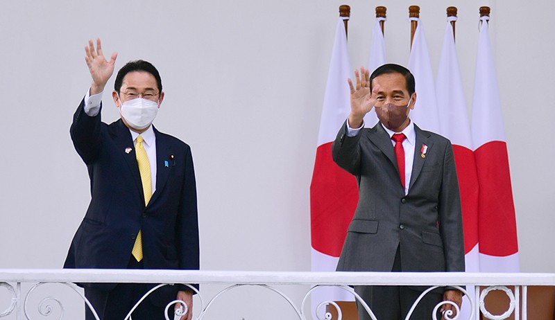 Presiden Jokowi-PM Jepang Fumio Kishida Bertemu di Istana Bogor - Bagian 1