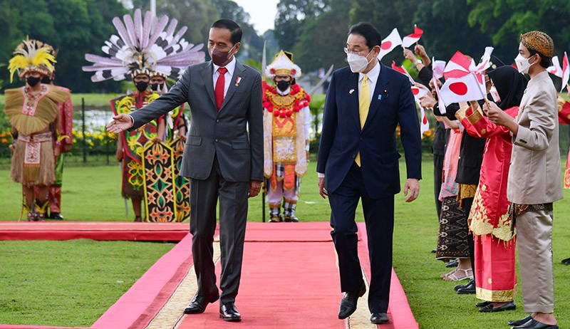 Presiden Jokowi-PM Jepang Fumio Kishida Bertemu di Istana Bogor - Bagian 3