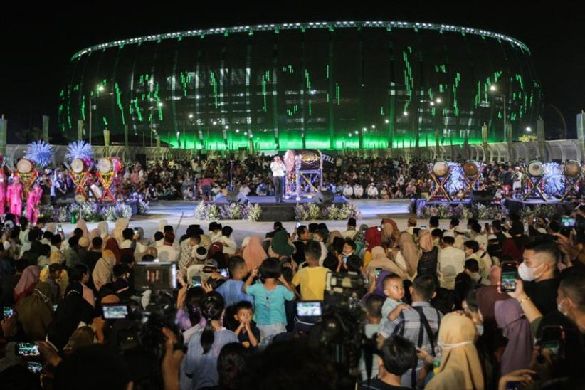 Ribuan Warga Meriahkan Festival Tabuh Bedug di Jakarta International Stadium - Bagian 5