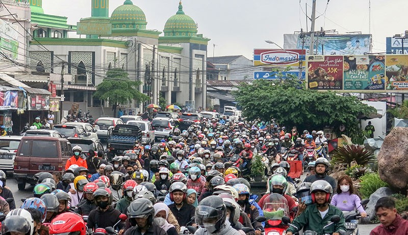 Puncak Berlakukan Dua Arah, Menuju Sukabumi Diterapkan Contraflow