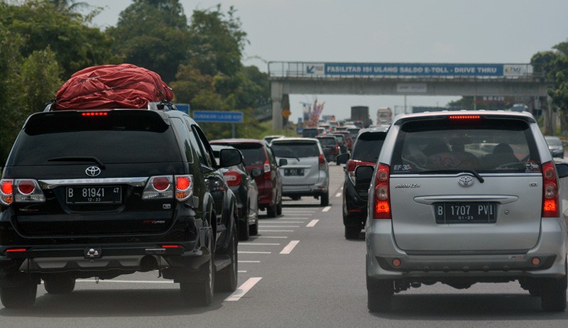 Arus Balik di Tol Solo-Semarang Padat Lancar, Didominasi Pelat B - Bagian 1