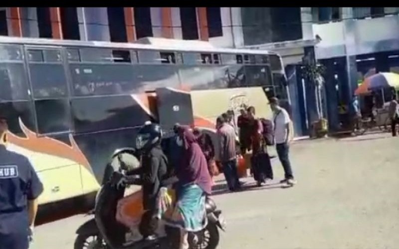 H+5 Lebaran Diprediksi Jadi Puncak Arus Balik di Terminal KM 6 Banjarmasin