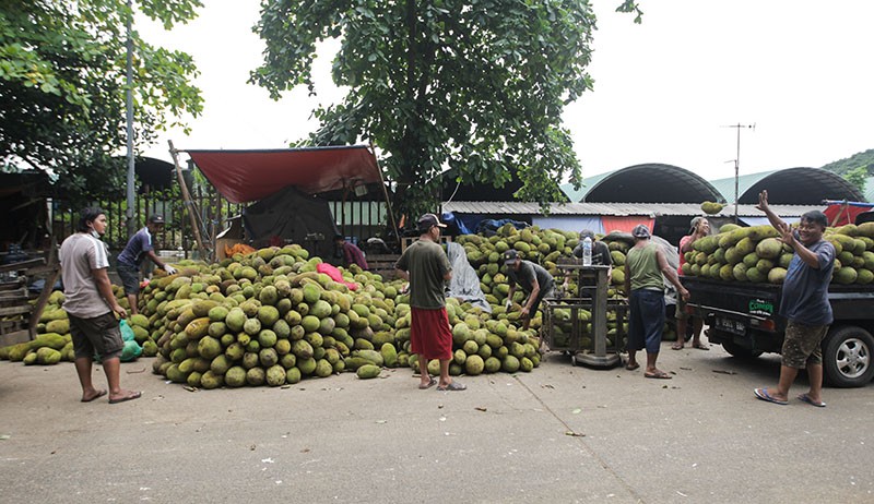 Suasana Aktivitas Pedagang di Pasar Induk Kramat Jati Kembali Normal - Bagian 1