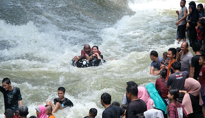 Serunya Bermain Air di Taman Wisata Alam Bantingmurung Maros - Bagian 3