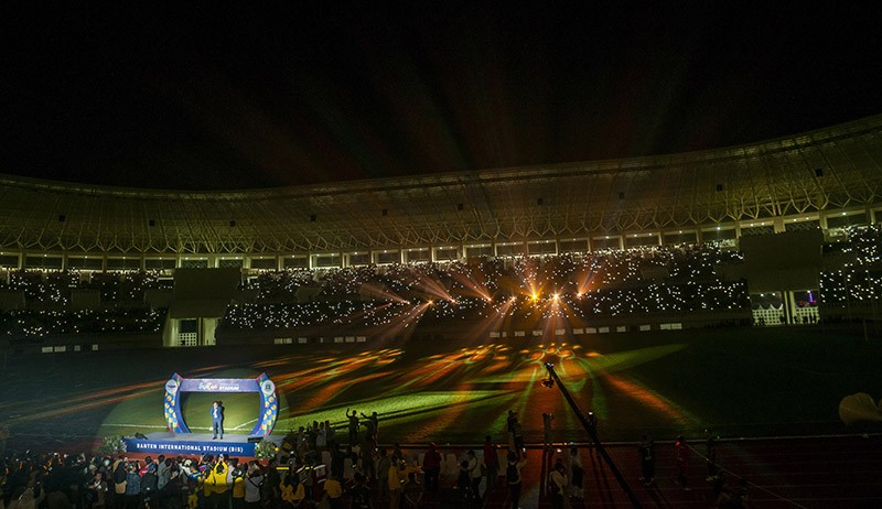 Foto-Foto Banten International Stadium, Kapasitas 30.000 Penonton - Bagian 1