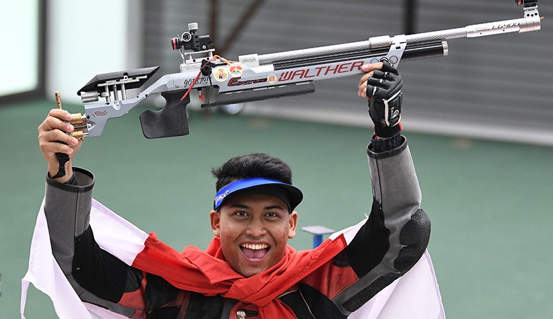 Momen Petembak Indonesia Sepasang Kekasih Raih Medali Emas SEA Games 2021 - Bagian 3
