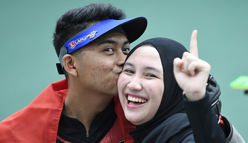 Momen Petembak Indonesia Sepasang Kekasih Raih Medali Emas SEA Games 2021 - Bagian 1