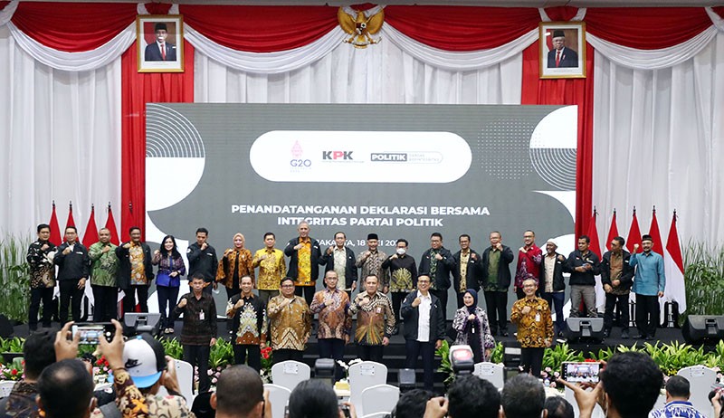 KPK Undang 20 Parpol Deklarasi Bersama Politik Cerdas Berintegritas - Bagian 4