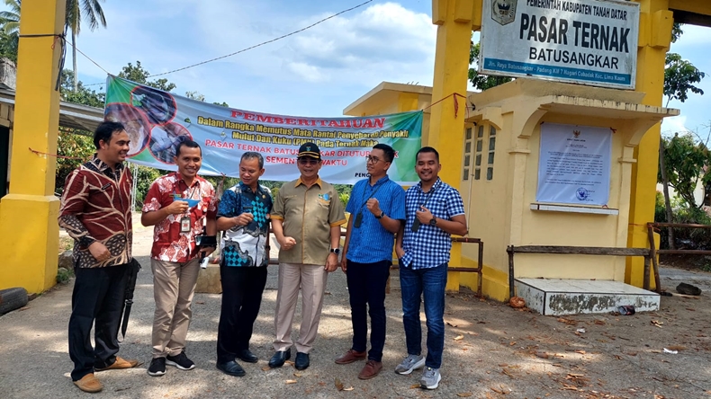 Waspada PMK, 4 Pasar Ternak di Sumbar Ditutup