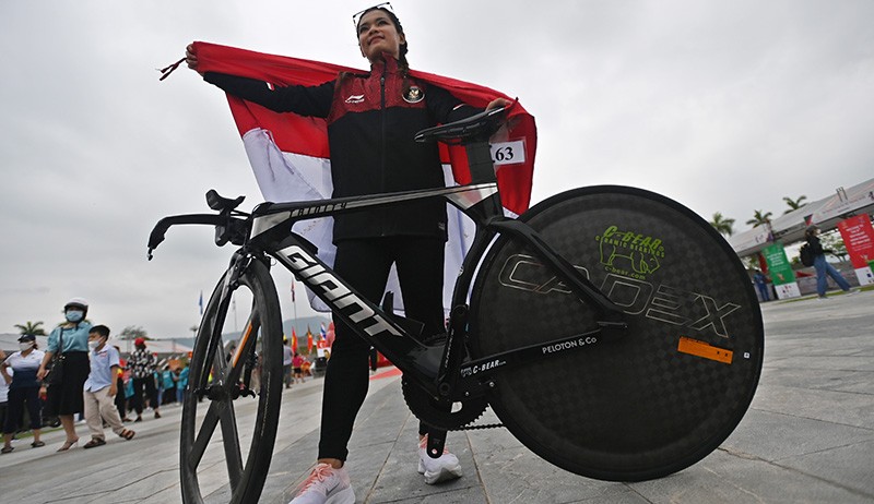 Atlet Road Bike Indonesia Raih Medali Emas SEA Games Vietnam - Bagian 1