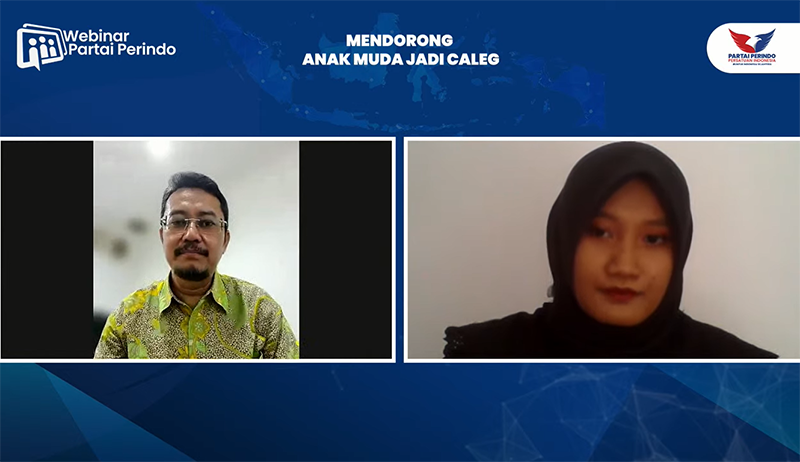 Webinar Partai Perindo: Mendorong Anak Muda Menjadi Caleg - Bagian 1