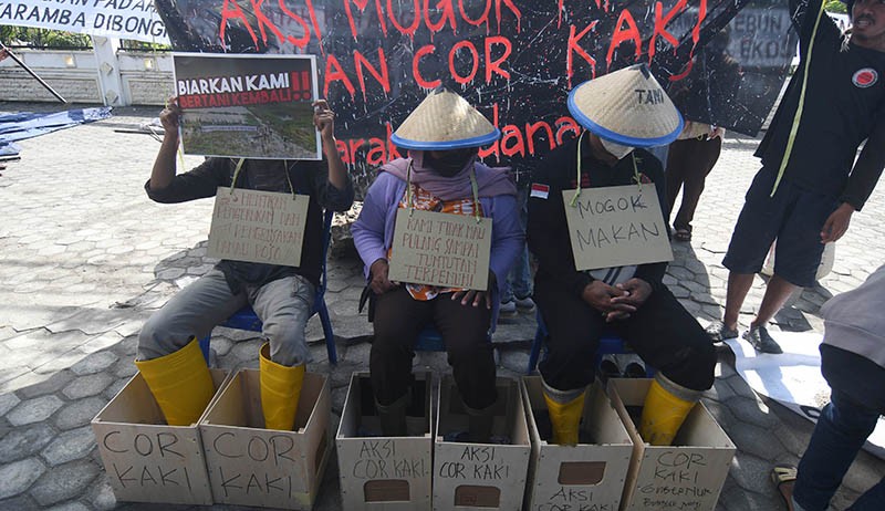 Petani Mogok Makan hingga Kaki Dicor Protes Aktivitas PLTA di Poso - Bagian 1