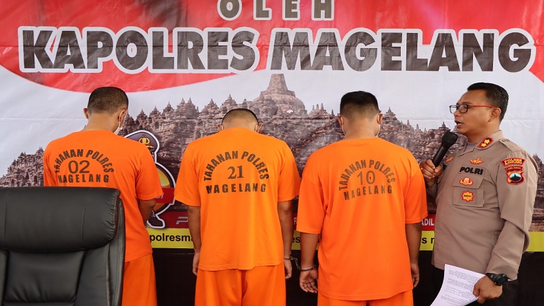 Beli Ganja Secara Online, 3 Pria Asal Magelang Ditangkap Polisi