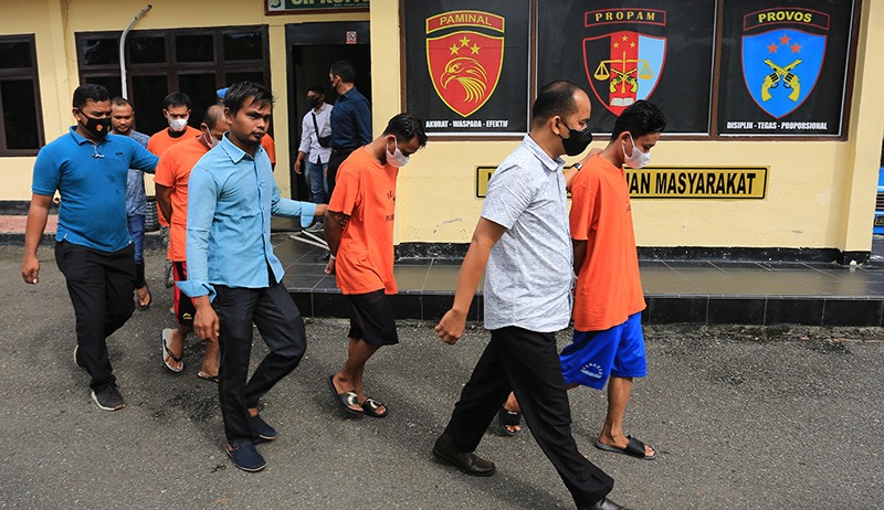 Tampang Tersangka Pemerkosaan Anak dan Disabilitas di Aceh Besar - Bagian 1