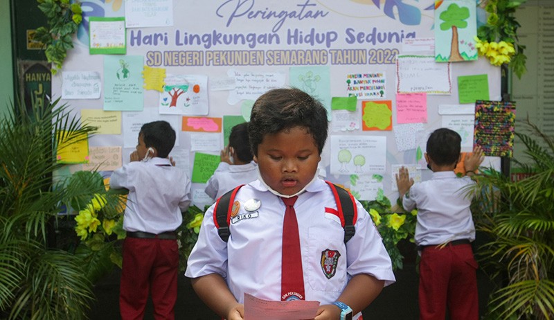 Siswa SDN Pekunden Semarang Peringati Hari Lingkungan Hidup Sedunia - Bagian 3
