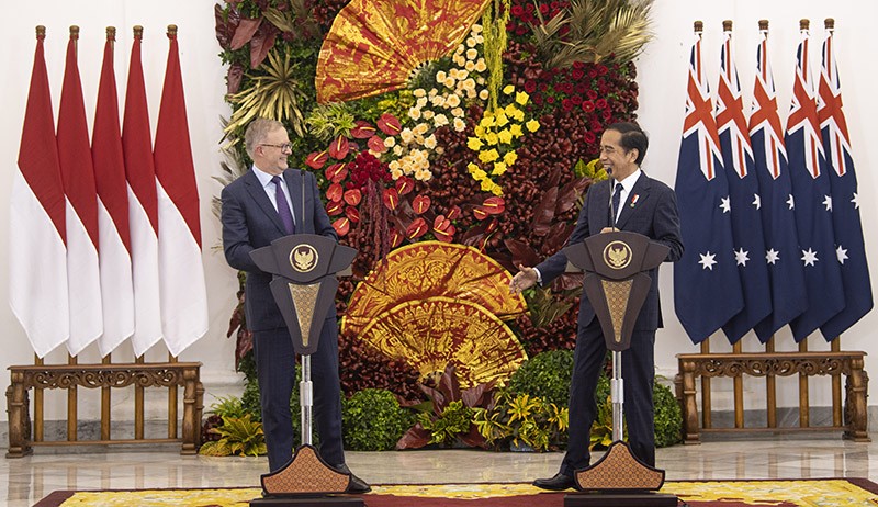 Presiden Jokowi Terima Kunjungan PM Australia Anthony Albanese di Istana Bogor - Bagian 3