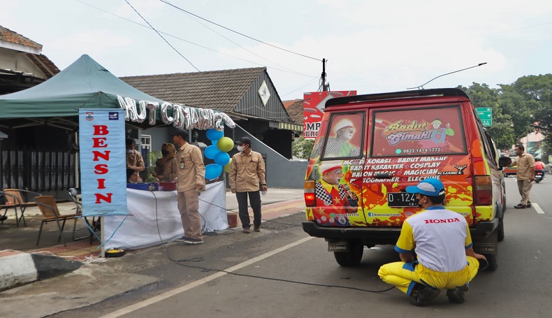 Gelar Uji Emisi Gratis, DLH Targetkan 600 Kendaraan yang Melintas di Cimahi
