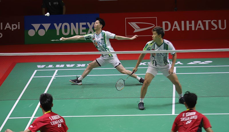 Marcus - Kevin Lolos ke Perempat Final Indonesia Masters 2022 - Bagian 2