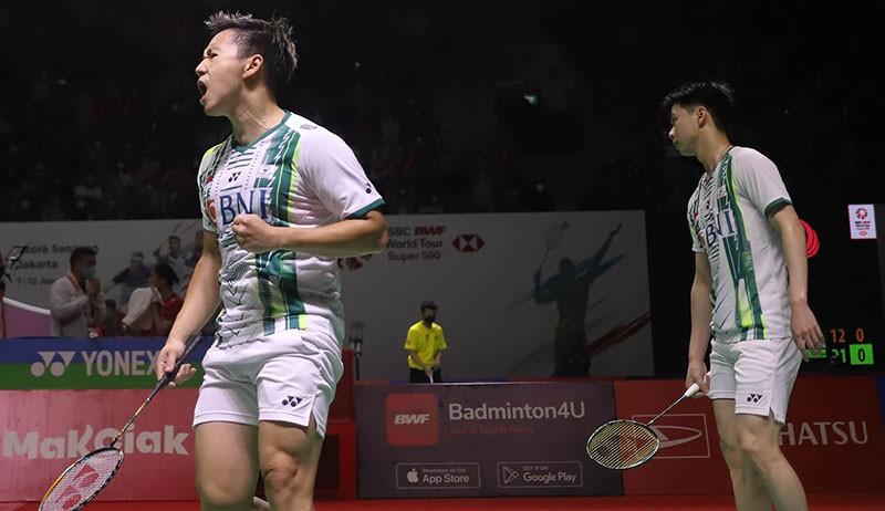 Marcus - Kevin Lolos ke Perempat Final Indonesia Masters 2022 - Bagian 3