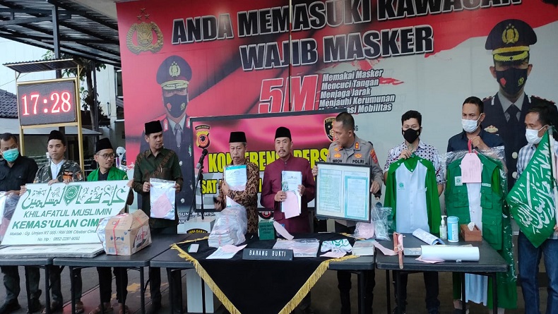 3 Pentolan Khilafatul Muslimin Bandung Dijerat Pasal Percobaan Makar