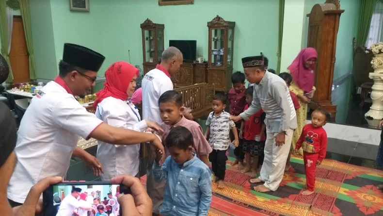 DPD Perindo Mandailing Natal Berikan Santunan Anak Yatim