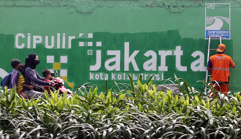 Membuat Mural Jakarta Hajatan - Bagian 2