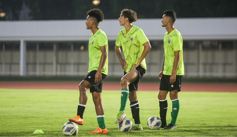 Timnas Indonesia U-19 Latihan Jelang Turnamen Piala AFF - Bagian 4