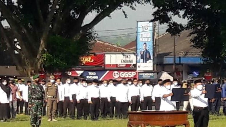 Pilkades Serentak di Temanggung, 107 Kandidat Ikuti Deklarasi Damai 