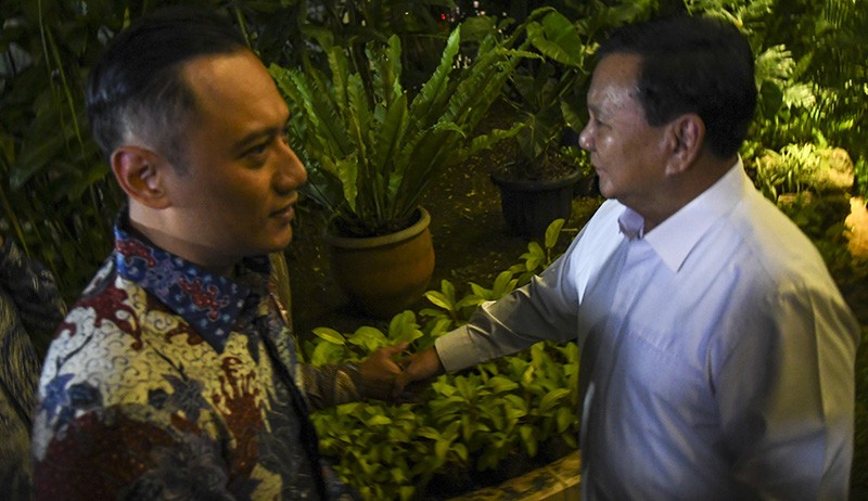 Prabowo Terima Kedatangan AHY di Rumah Kertanegara - Bagian 1