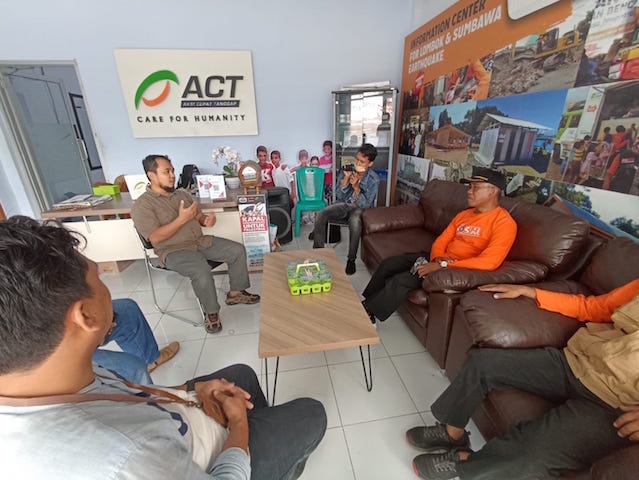 Dinsos NTB Datangi Kantor ACT, Minta Hentikan Pengumpulan Dana
