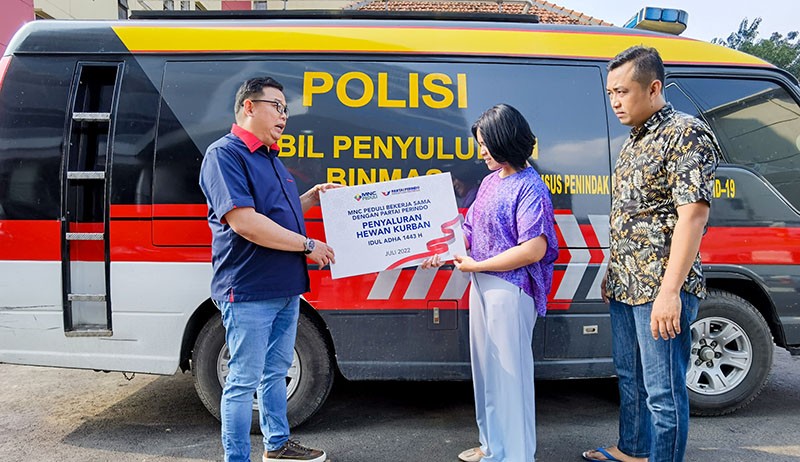 MNC Peduli Kirim Hewan Kurban ke Polres Metro Jakarta Barat - Bagian 1