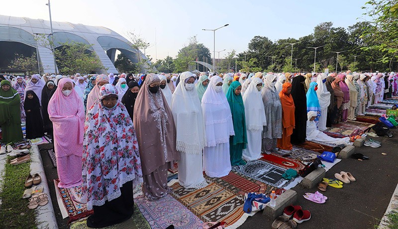 Salat Idul Adha, Ribuan Jemaah Muhammadiyah Padati JIEP Pulomas - Bagian 2