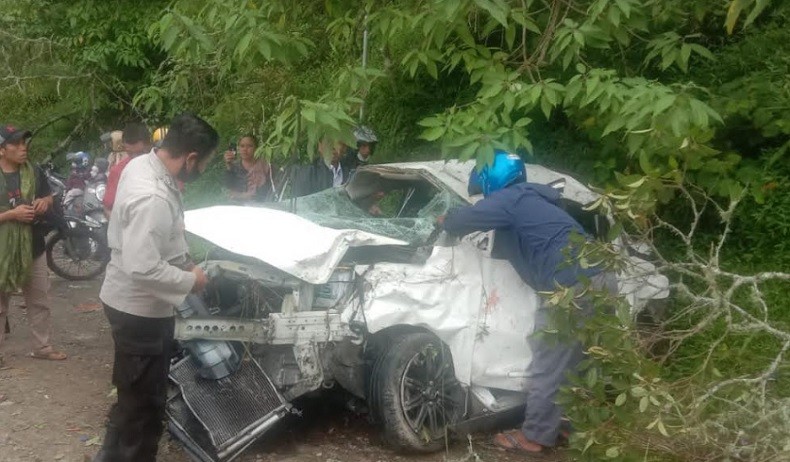 Mobil Terperosok ke Jurang di Sembalun Lombok Timur, Tiga Orang Tewas