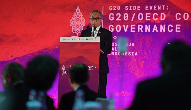 Ketua OJK Wimboh Santoso Hadiri G20/OECD Corporate Governance Forum - Bagian 1