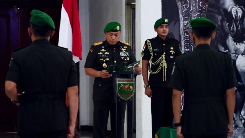 Naik Pangkat Letjen, Danpusterad Teguh Muji Angkasa Resmi Sandang Bintang 3