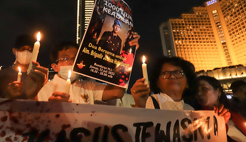 Aksi 1.000 Lilin Tuntut Keadilan atas Tewasnya Brigadir J - Bagian 2