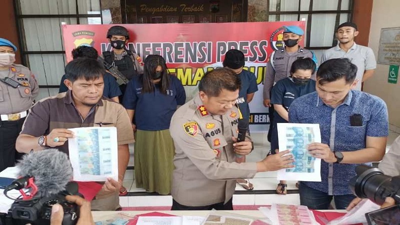 Terlibat Pembuatan Upal, Pasutri Asal Kediri Ditangkap Aparat Polres Temanggung
