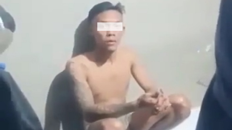 Tertangkap Basah Curi Motor, Pemuda Ini Babak Belur Dihajar Warga Cibiuk Garut