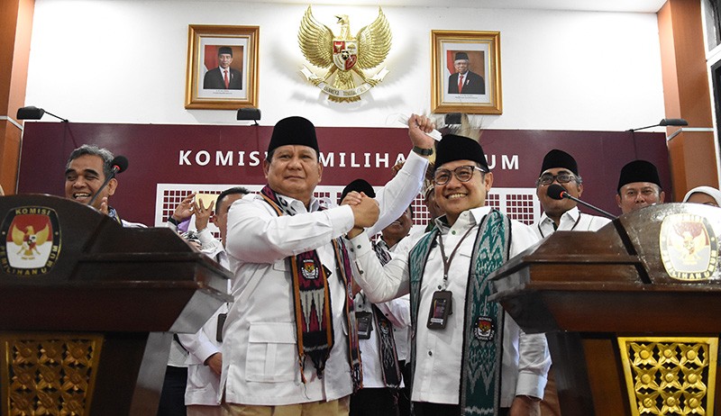 Prabowo - Cak Imin Kompak, Daftar Bareng Partai Gerindra dan PKB ke KPU  - Bagian 1