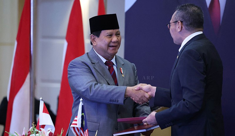 Prabowo dan Menhan Malaysia Tandatangani Kerja Sama Pertahanan RI - Malaysia - Bagian 3