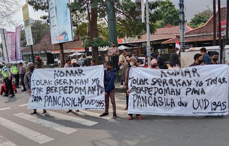 Ingatkan Pancasila, Mahasiswa Yogyakarta Turun ke Jalan Tolak Radikalisme