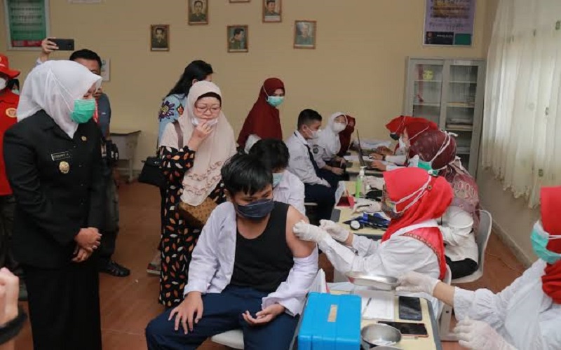 34 Persen Pelajar di Palembang Belum Divaksin Dosis Ketiga