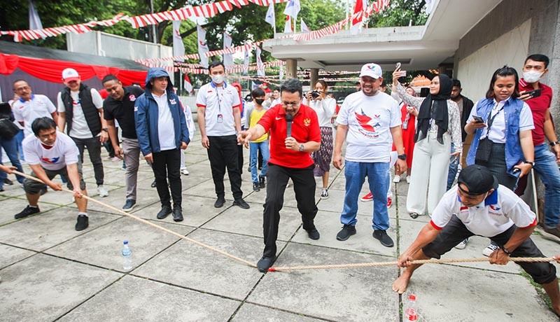 Keseruan Lomba 17 Agustus di Kantor DPP Partai Perindo  - Bagian 2