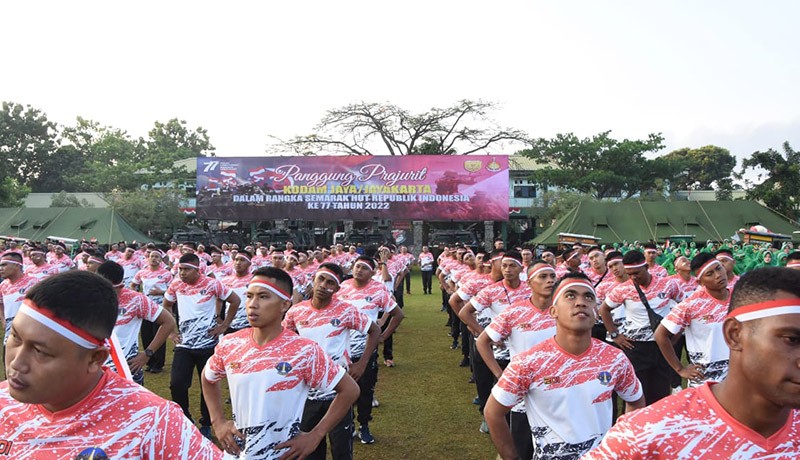 Panggung Prajurit Kodam Jaya Meriahkan HUT ke-77 Kemerdekaan RI - Bagian 1