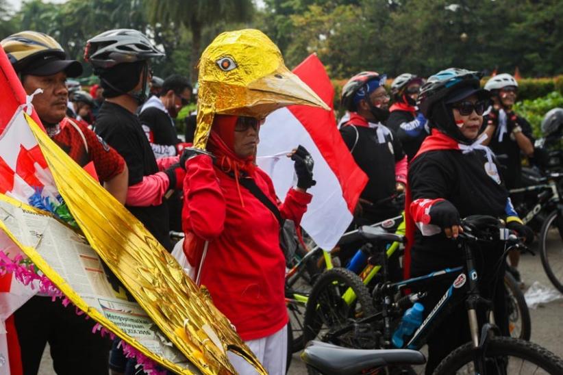 Potret Parade Rakyat Merah Putih Rayakan HUT ke-77 RI - Bagian 3