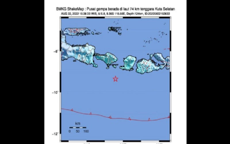 Gempa Bali, BMKG : Getaran Terasa dari Jatim hingga NTB